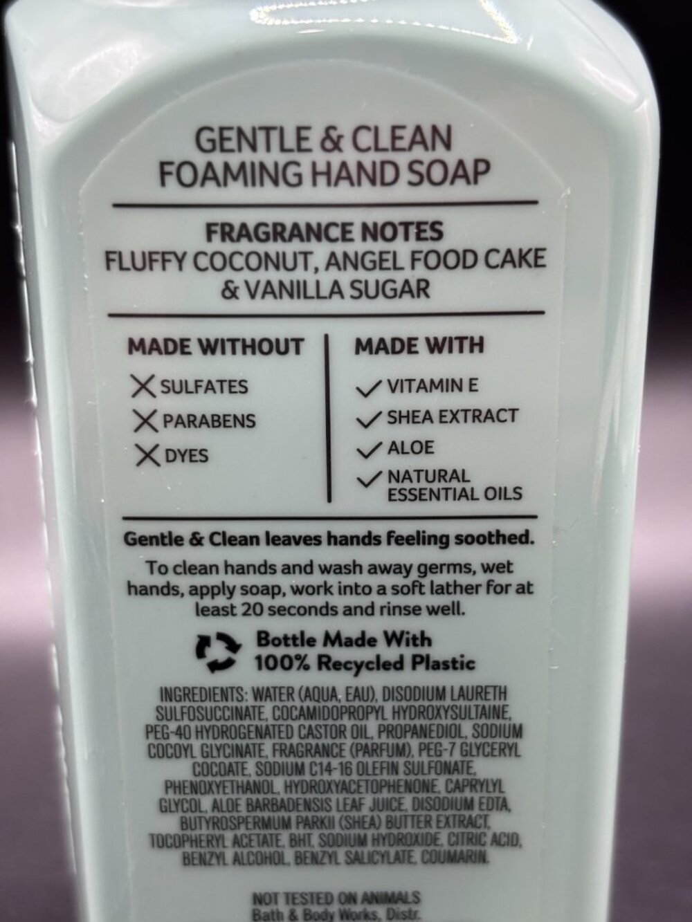 Bath & Body Works Coconut Angel Cake Gentle Foaming Hand Soap 8.75 oz Bakery - Picture 10 of 16